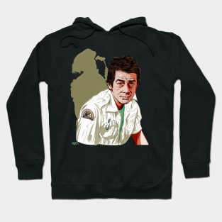 John Hurt - An illustration by Paul Cemmick Hoodie